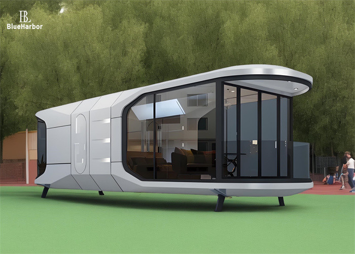 Mobile intelligente Casa capsula spaziale per 1-4 persone con pieno senso della tecnologia