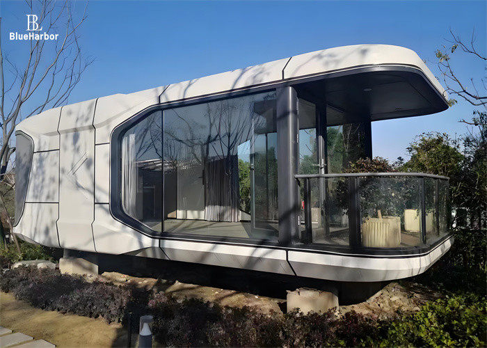 Mobile intelligente Casa capsula spaziale per 1-4 persone con pieno senso della tecnologia