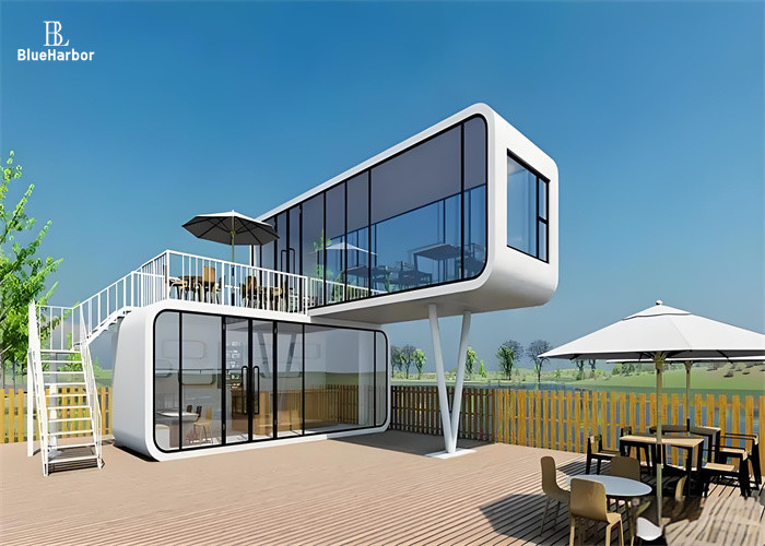 Moderna Capsule Cabin House per appartamenti creativi come rifugio o ufficio creativo