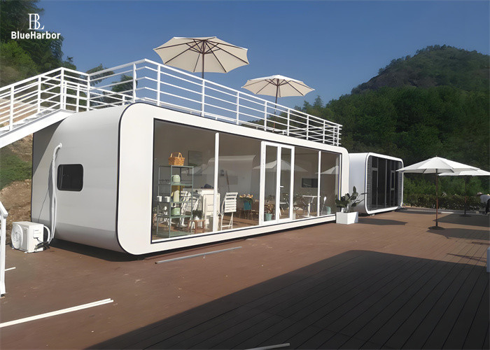 Due piani Capsule Cabin Casa estesa combinata per uffici Negozi Appartamento
