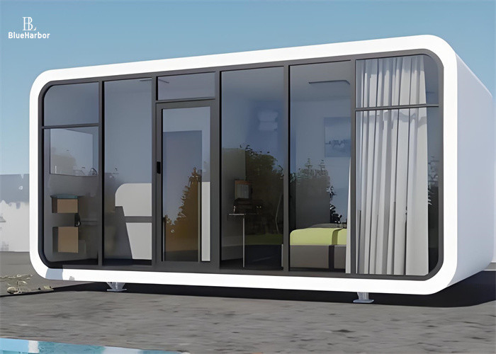Casa cabina Apple leggera, casa capsula spaziale che può essere utilizzata per vivere e lavorare