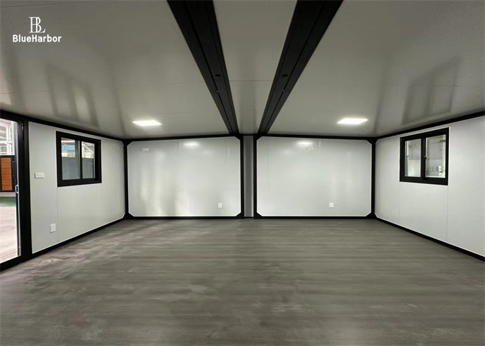 Casa prefabbricata in acciaio / alluminio a doppia ala espandibile per uso residenziale facile e veloce installazione espandibile da 18 a 60 metri quadrati