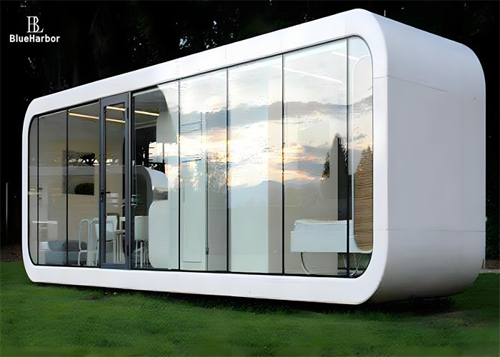 Tubi quadrati galvanizzati come cornici possono essere utilizzati per personalizzare cabine Apple multiuso, case capsule spaziali